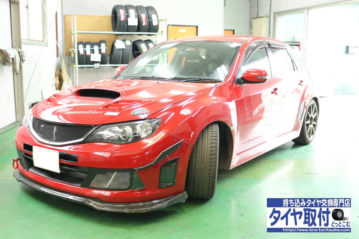 GRB インプレッサ + YOKOHAMA ADVAN RCⅡ タイヤ交換♪ | タイヤ