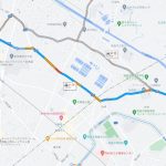 立教大学 新座キャンパスからタイヤ取付どっとこむ埼玉朝霞店まで　Googlemap