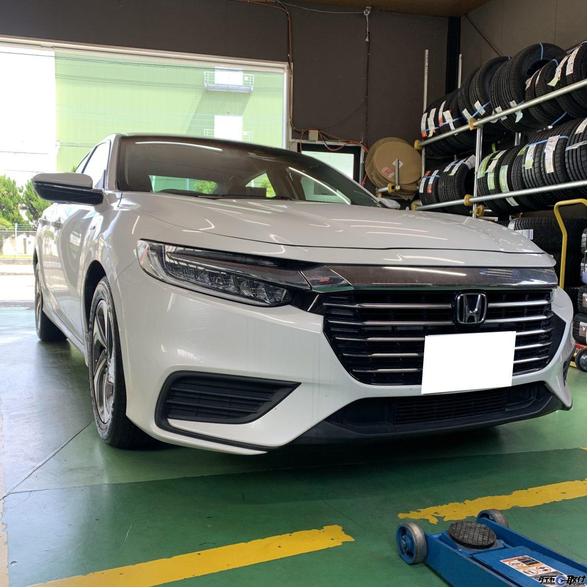 ジャッキアップ方法】豆知識 HONDA インサイト | タイヤ取付