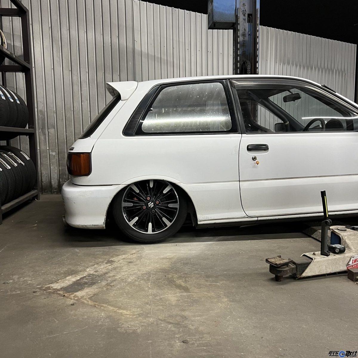 EP82 スターレット 加工アクスル取付